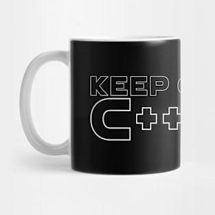 Keep Calm and C++ On Programming Mug